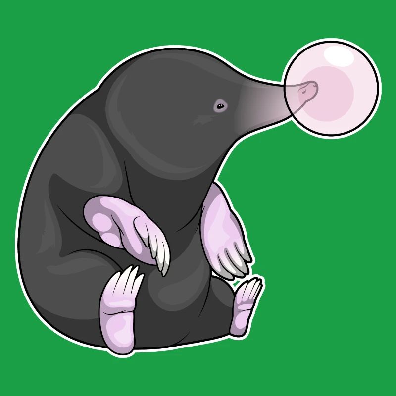 Mole chewing gum
