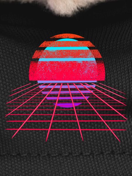Retro Wave Sunset Vaporwave