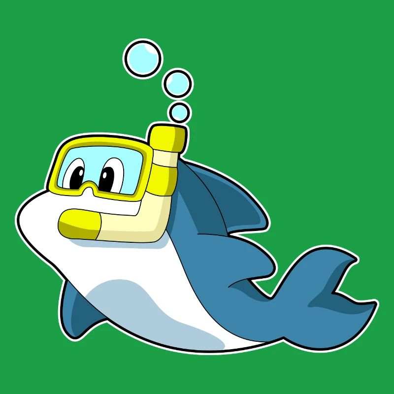 Dolphin Diver Snorkel Diving