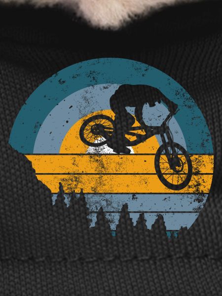 Sunset MTB Jump Silhouette