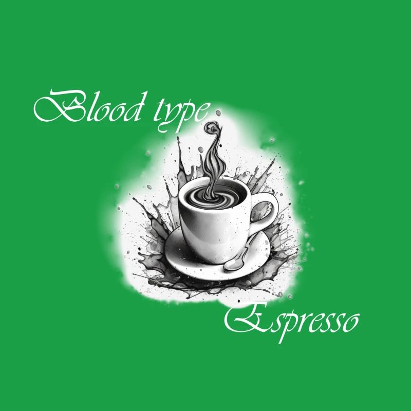 Blood Type Espresso 2 White