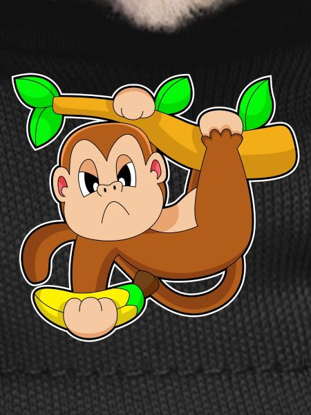 Monkey Bodybuilder Dumbbell Bodybuilding
