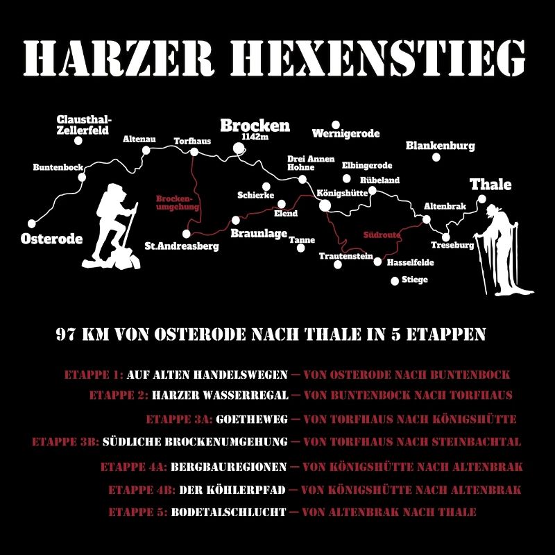 Harzer Hexenstieg Wandergruppen - 5 Etappe