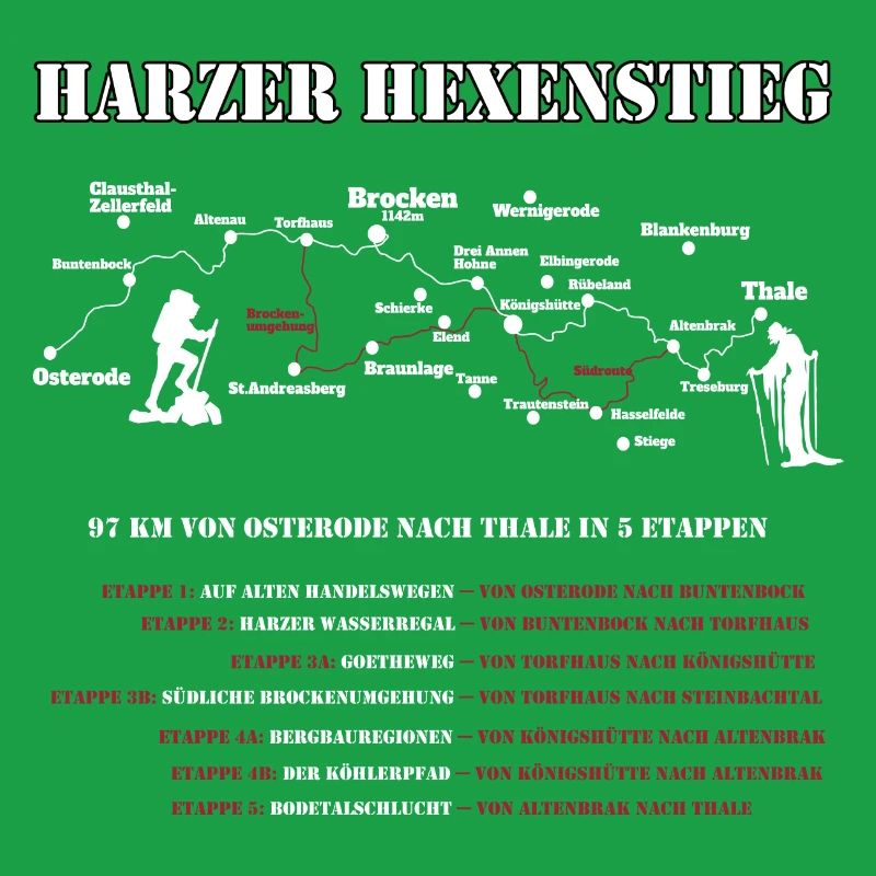 Harzer Hexenstieg Wandergruppen - 5 Etappe