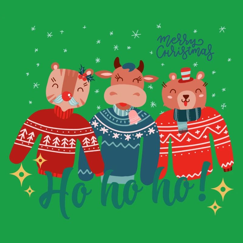 Laid de Noël Pull - Joyeux Noël