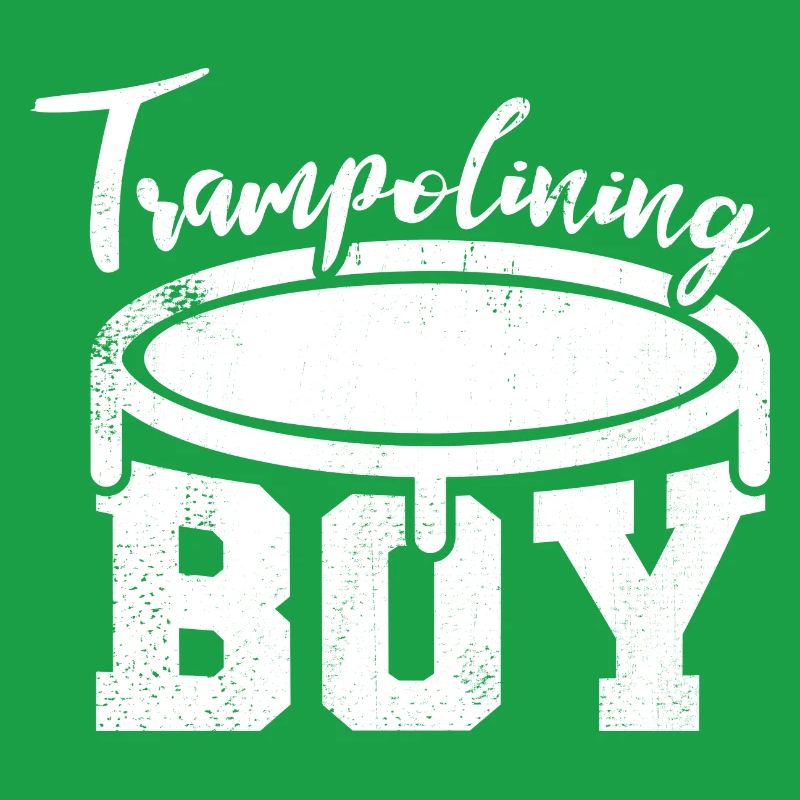 Trampolinspringer Junge