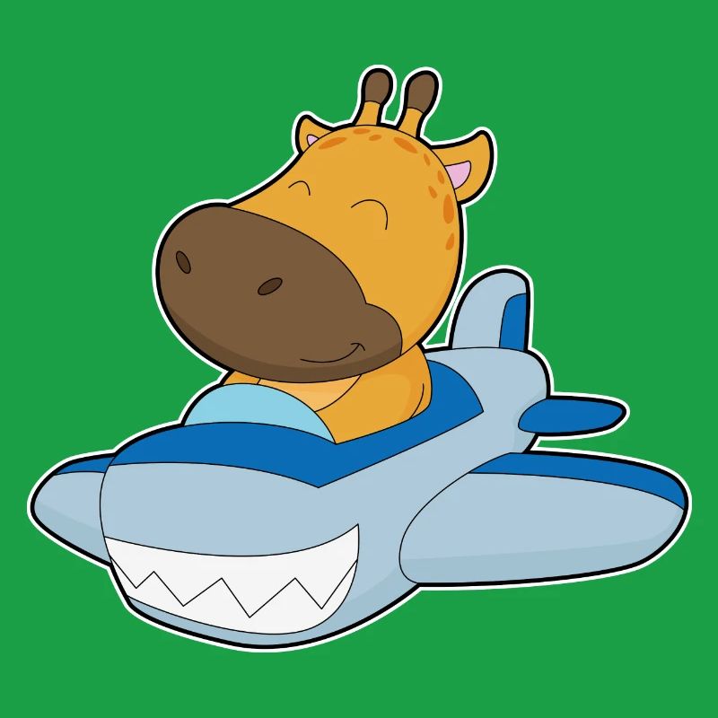 Giraffe Airplane
