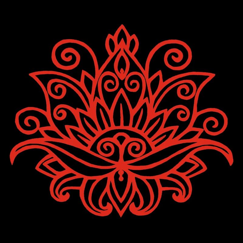 Red Lotus Mandala