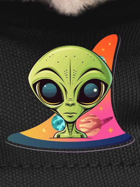 Alien Surf in Neon Space