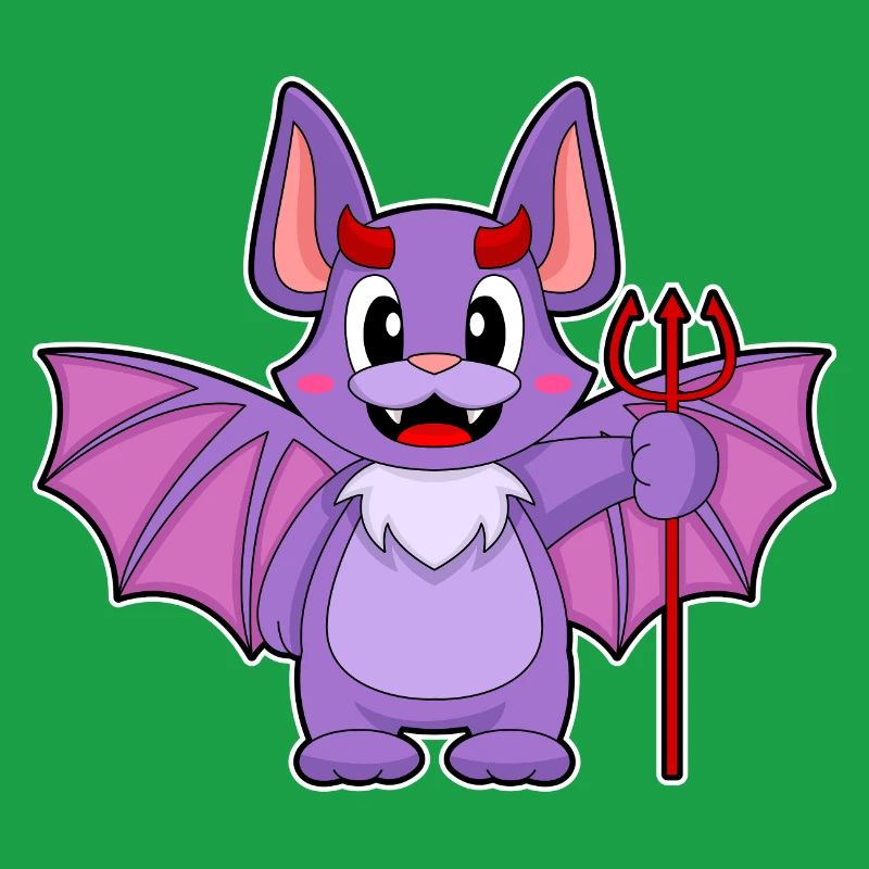 Chauve-souris Halloween Devil