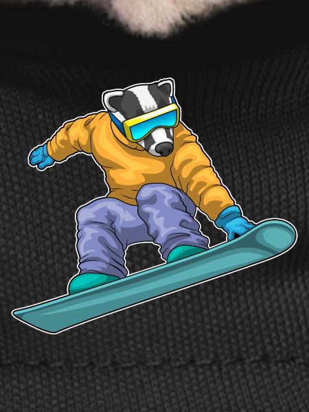 Badger Snowboarder Snowboard