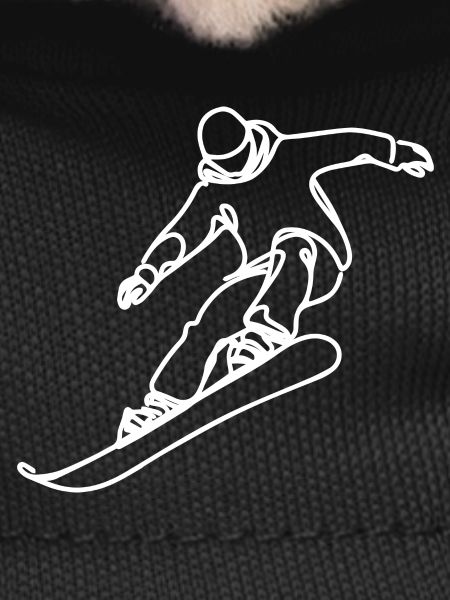 Dessin de snowboarder