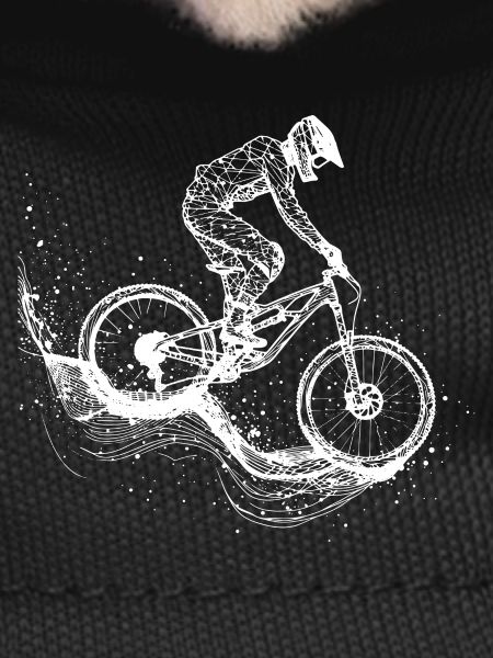 Mountain Biking Drawing