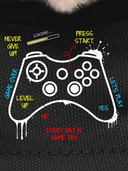 Gamer Controller Graffiti