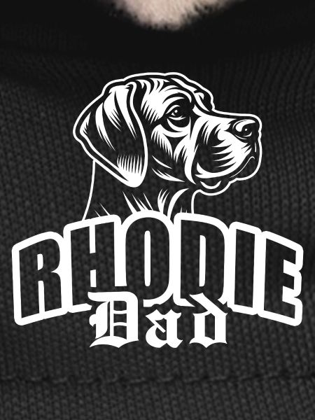 "Rhodie Dad" with dog head
