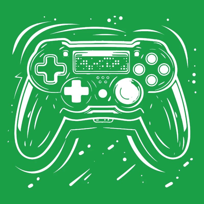 Gaming Controller Drawing
