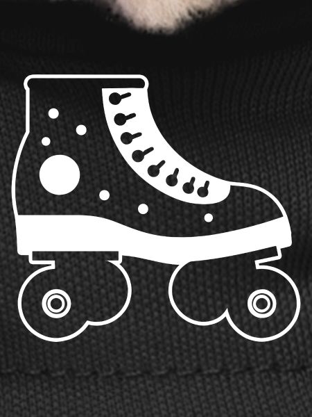 Roller Skates Cartoon Style
