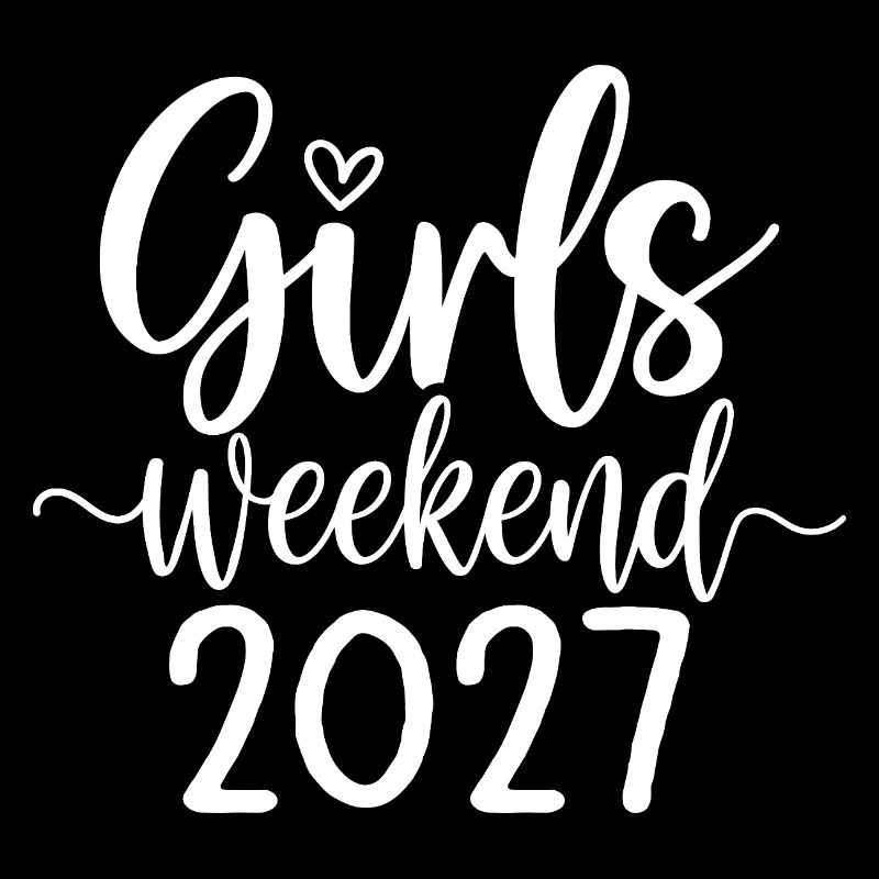 Lettrage du week-end des filles 2027