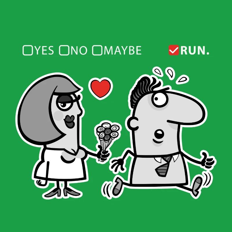 Liebe oder Flucht – Unkonventioneller Humor (Dark Version)