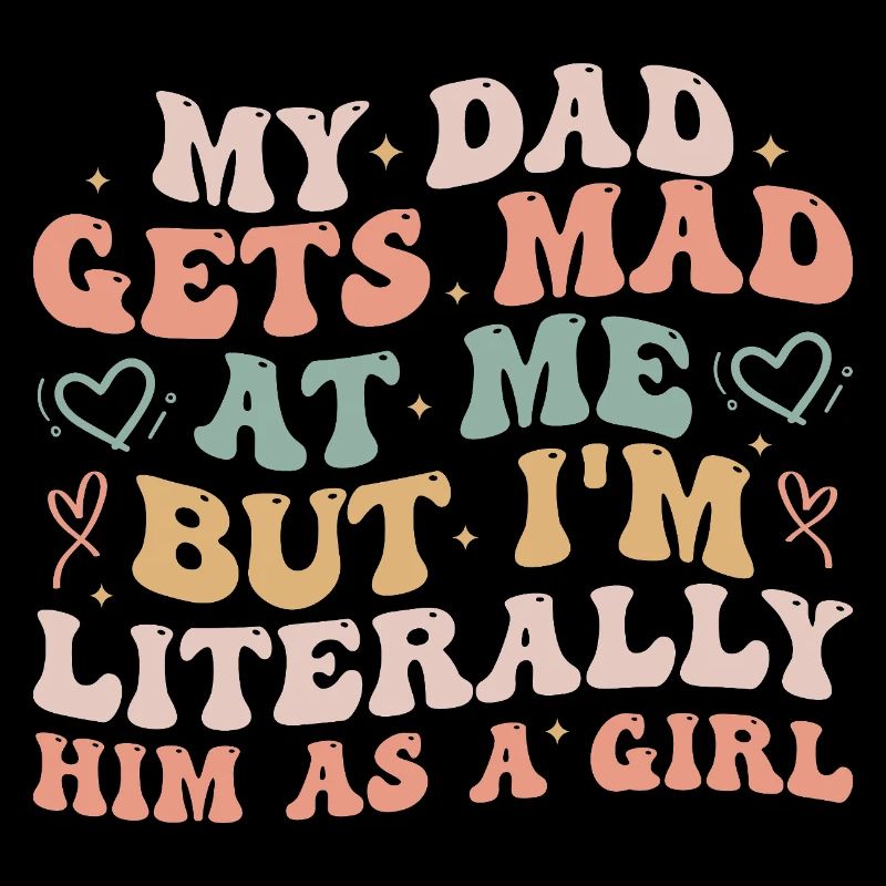Papa wird sauer auf mich, aber ich bin buchstäblich er als Mädchen