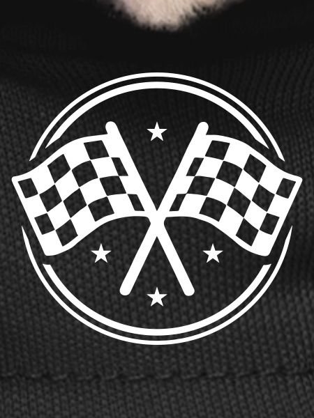 Racing race flag checkered flag