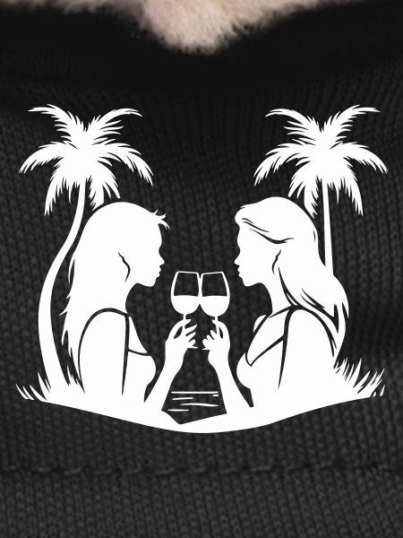 Women's Dinner Party Silhouette