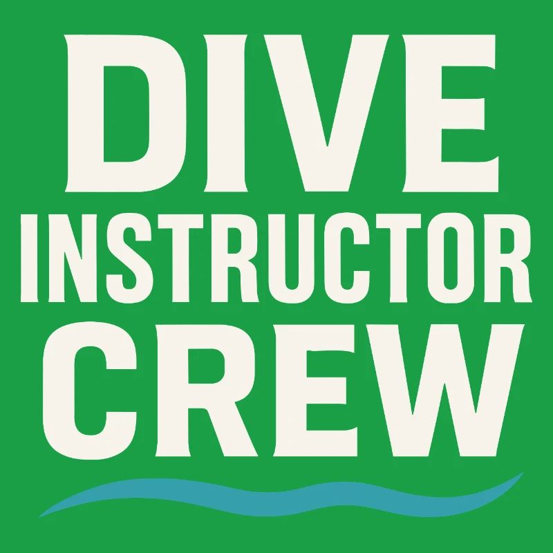 Scuba Instructor Dive Crew Pride Lehren Unter