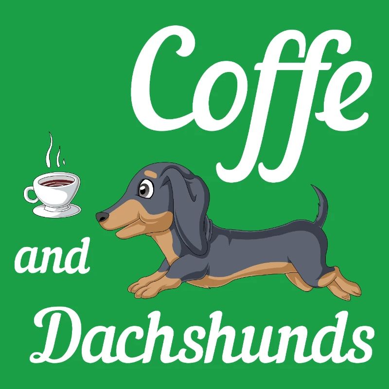 Coffee And Dachshunds Tee