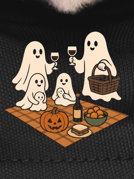Ghosts at the Halloween picnic