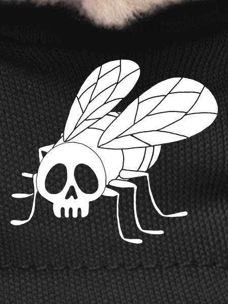 Fly Skull (White)