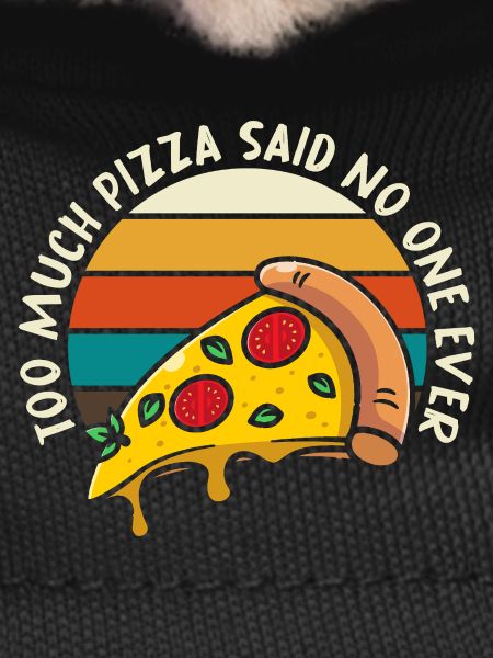 Pizza Meme Retro Sunset