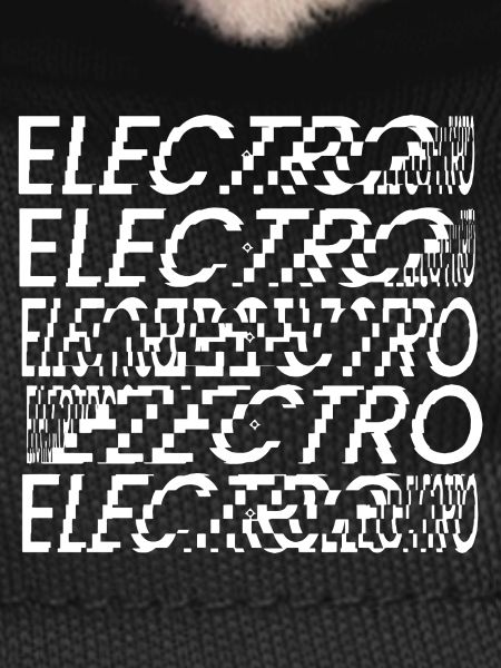 Glitch Electro Typography