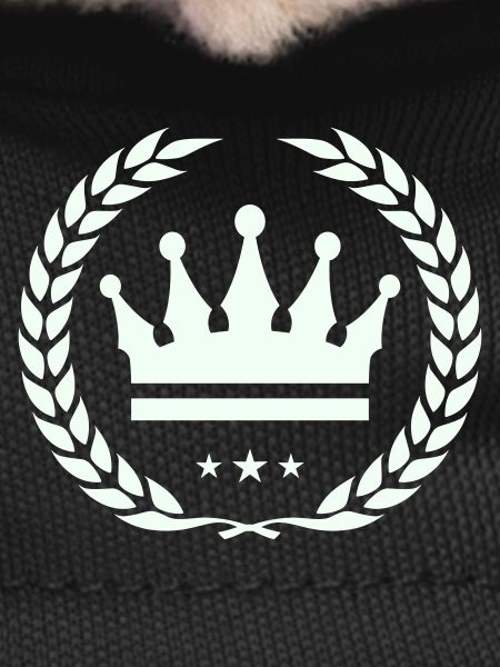 Crown Foliage Emblem Design