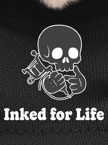 Skeleton Syringe Motif