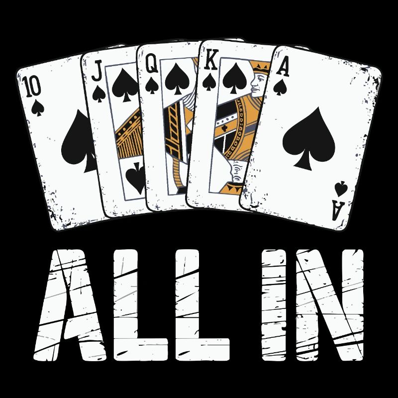 Poker Royal Flush - ALL IN Design