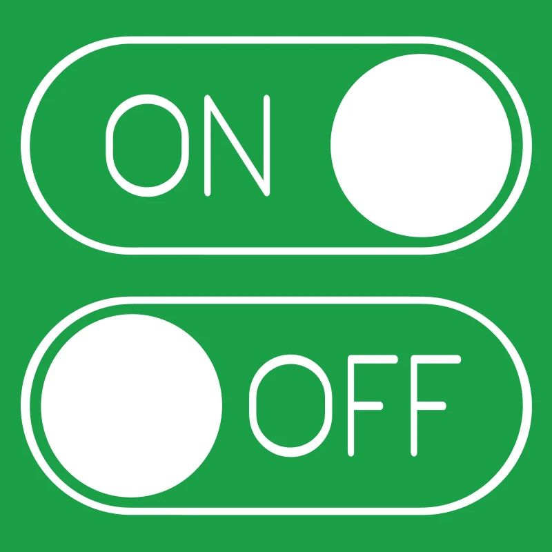 Toggle Graphic On Off Switch