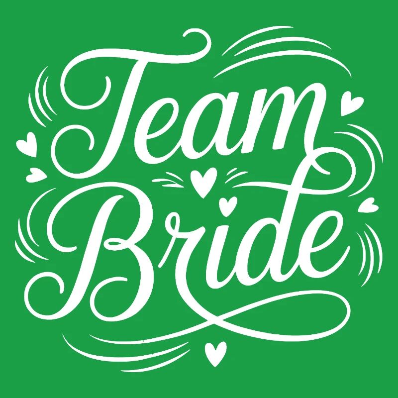 Team Bride Script Motiv