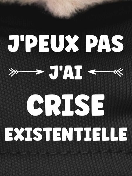 Existential crisis, black humour