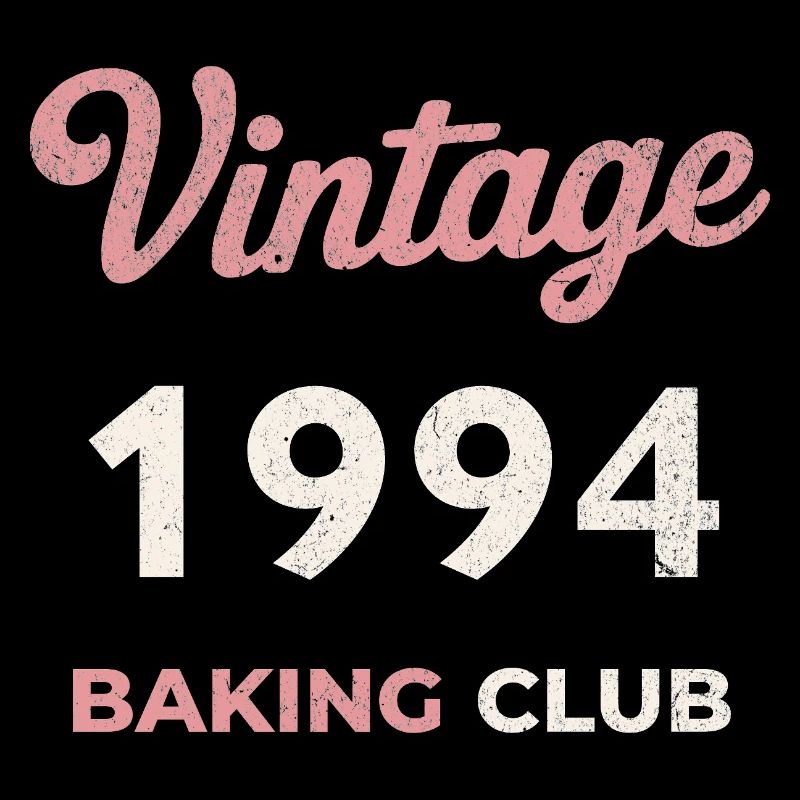 Année de naissance rétro du Baking Club 1994