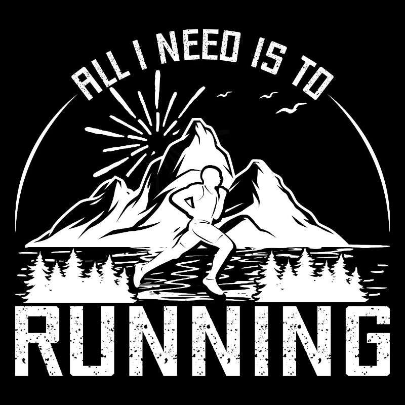 Marathon Runner All I Need Is To Running Gift Idea