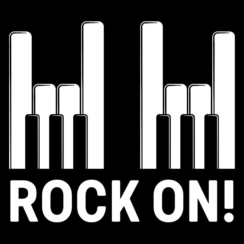 Rock sur les touches de piano