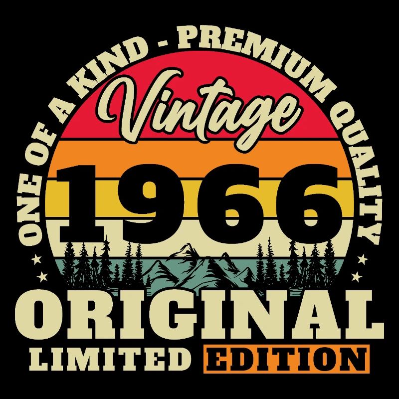 1966 Vintage Rétro Cadeau D'anniversaire