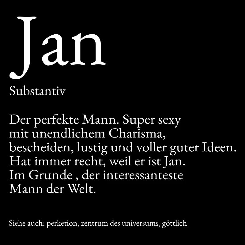 Jan Wörterbuch Erklärung Vorname Jan