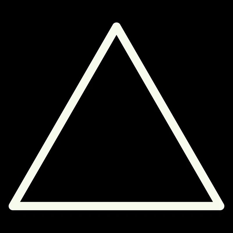 Contour géométrique du triangle