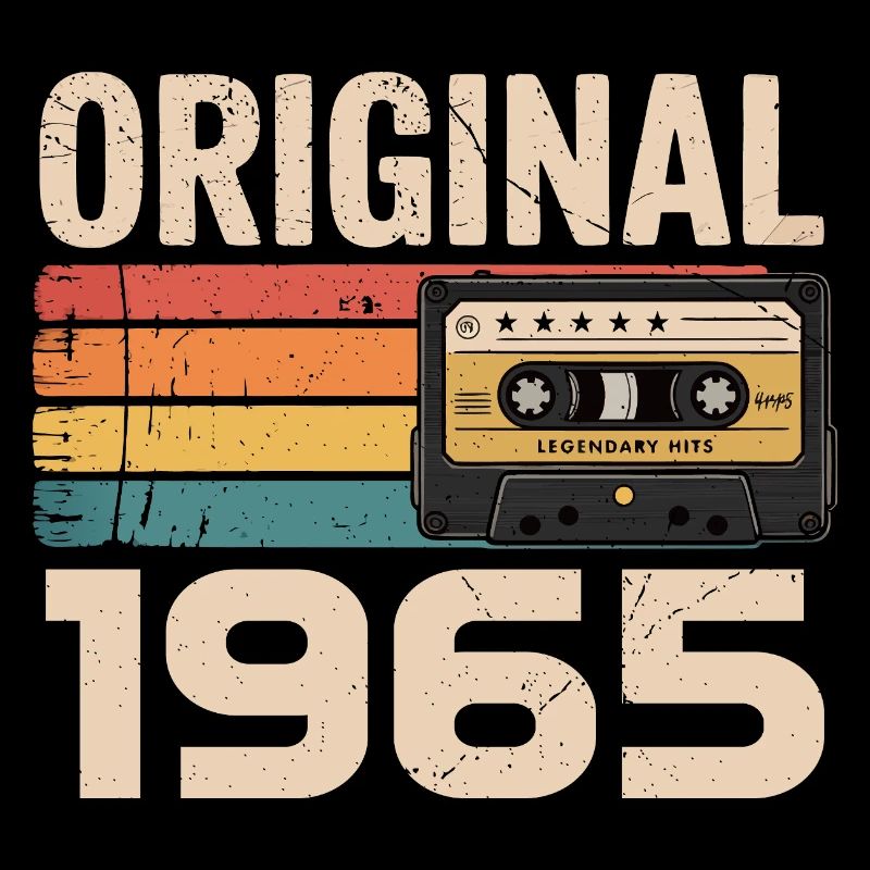 Originaler Retro-Geburtstag von 1965