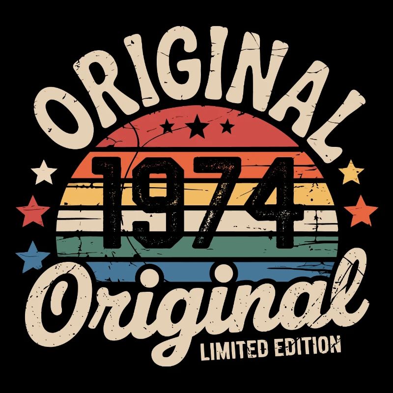 1974 Vintage Limited Edition Geschenk 1974