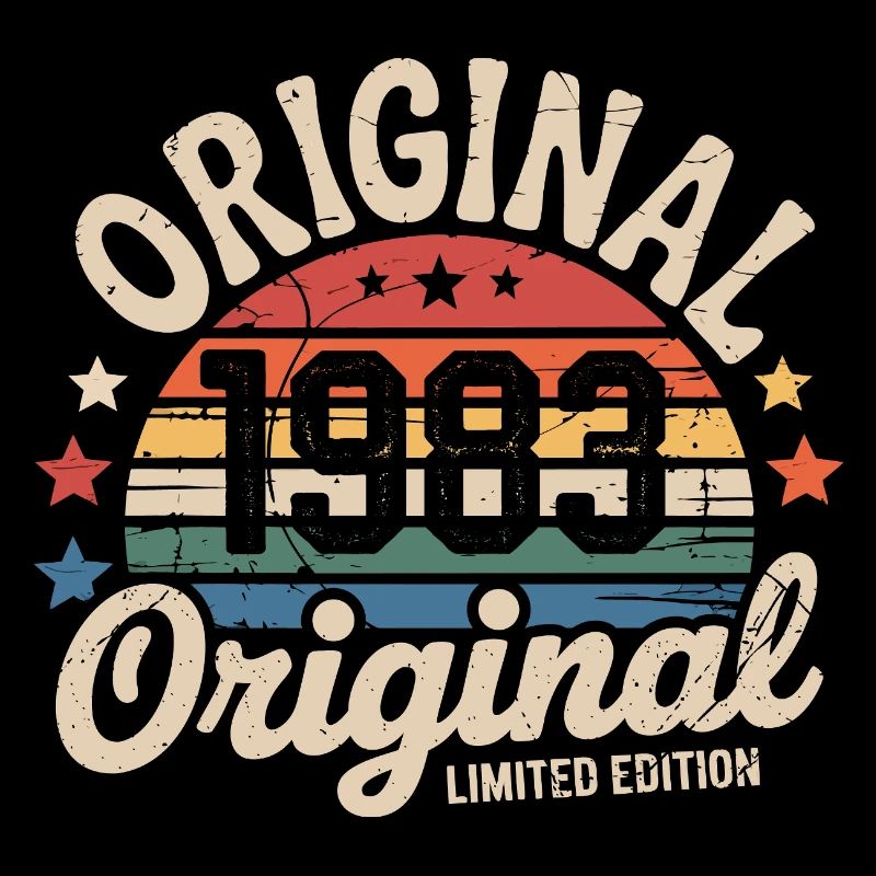 1983 Vintage Édition limitée Cadeau 1983