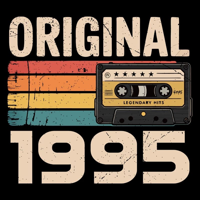 Originaler Retro-Geburtstag 1995 Vintage 1995