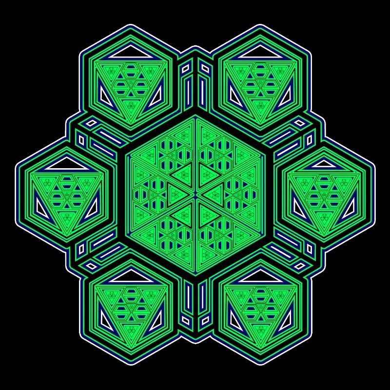 Festival Goa Yoga Méditation Trance Mandala Pattern