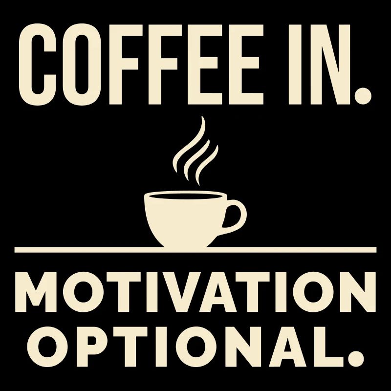 Café à l’intérieur. La motivation est optionnelle.